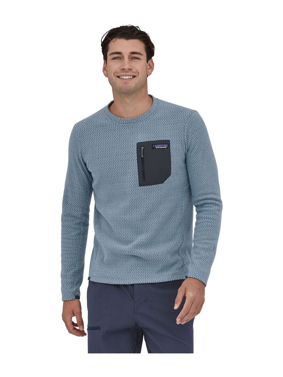 Patagonia Men's R1 Air Crew, light plume grey - Bild 3