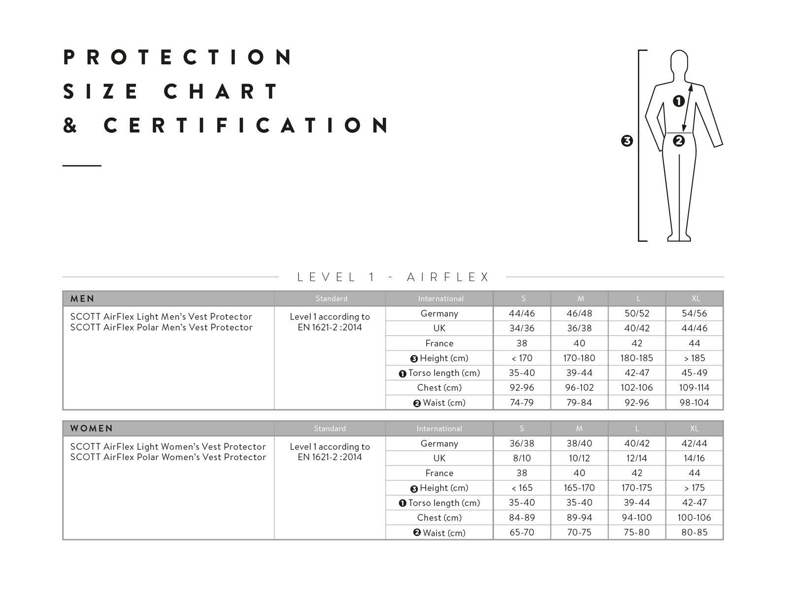 Scott Airflex Women's Light Vest Protector, black/dark grey melange - Bild 3
