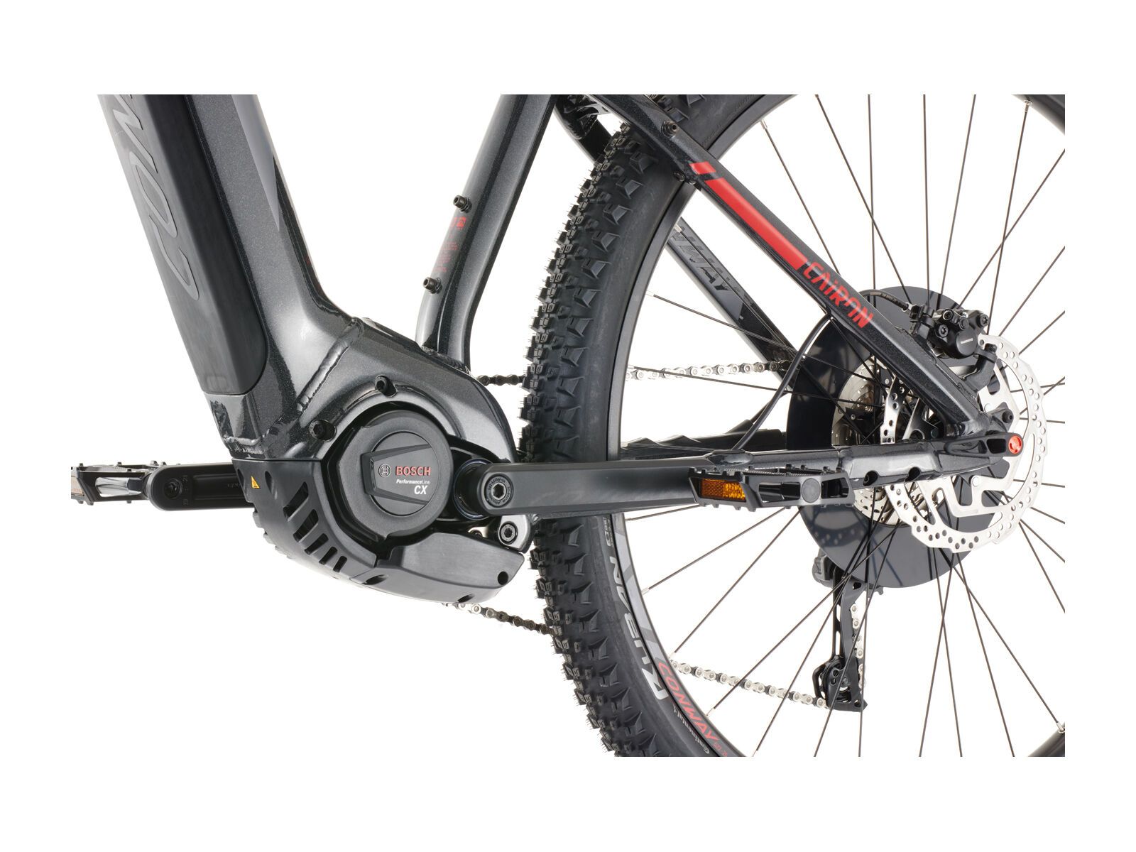 Conway Cairon S 5.0, black metallic / red metallic matt - Bild 3