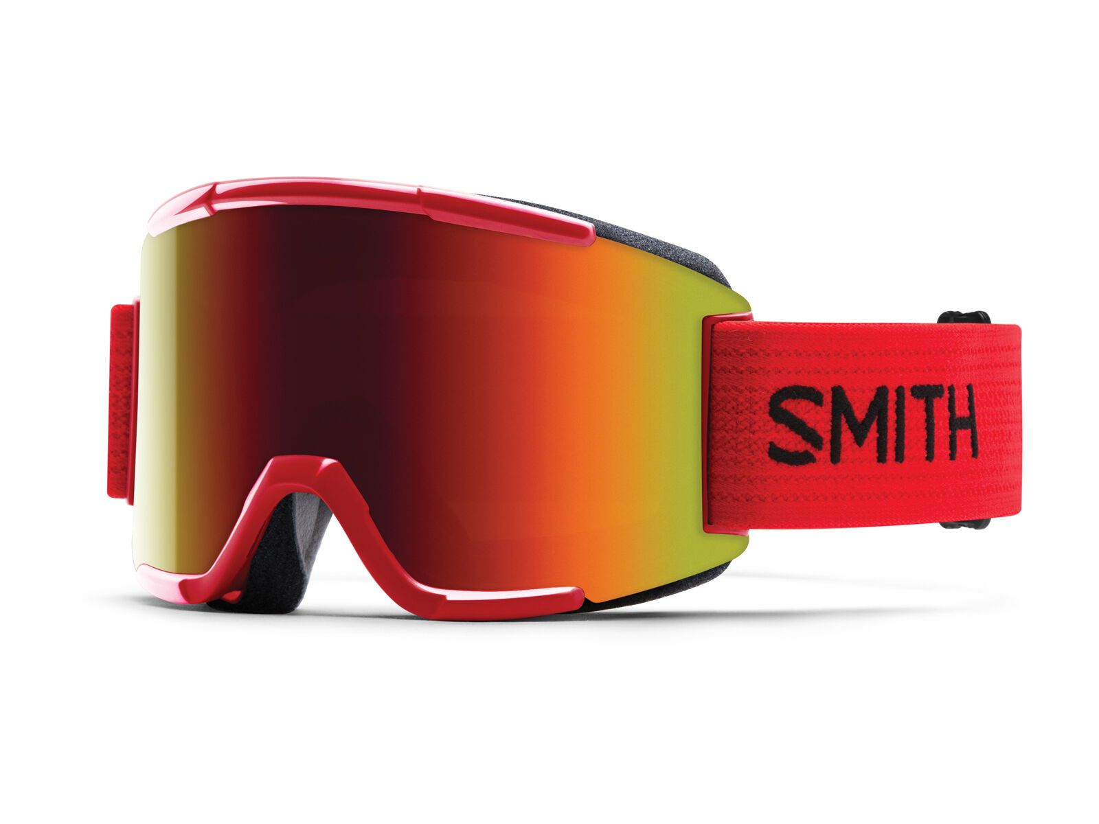 Smith Squad + Spare Lens, fire/red sol-x mirror/yellow - Bild 1