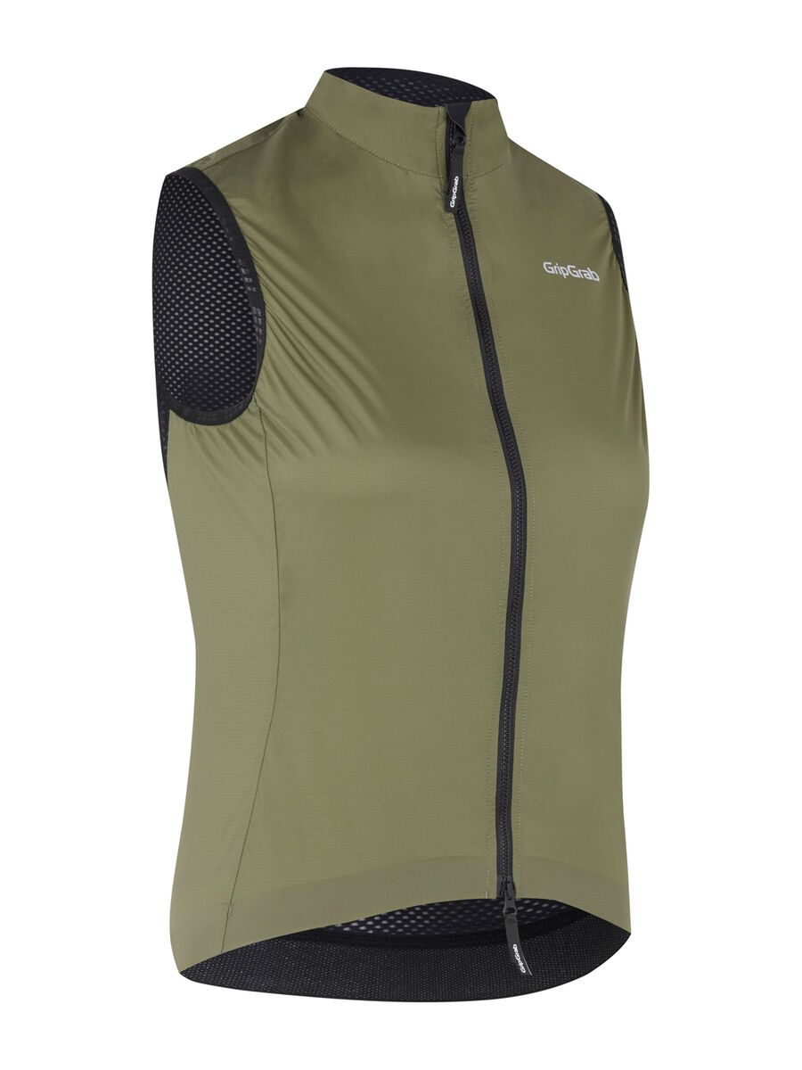 GripGrab Women's PACR Windproof Lightweight Vest, olive green - Bild 1