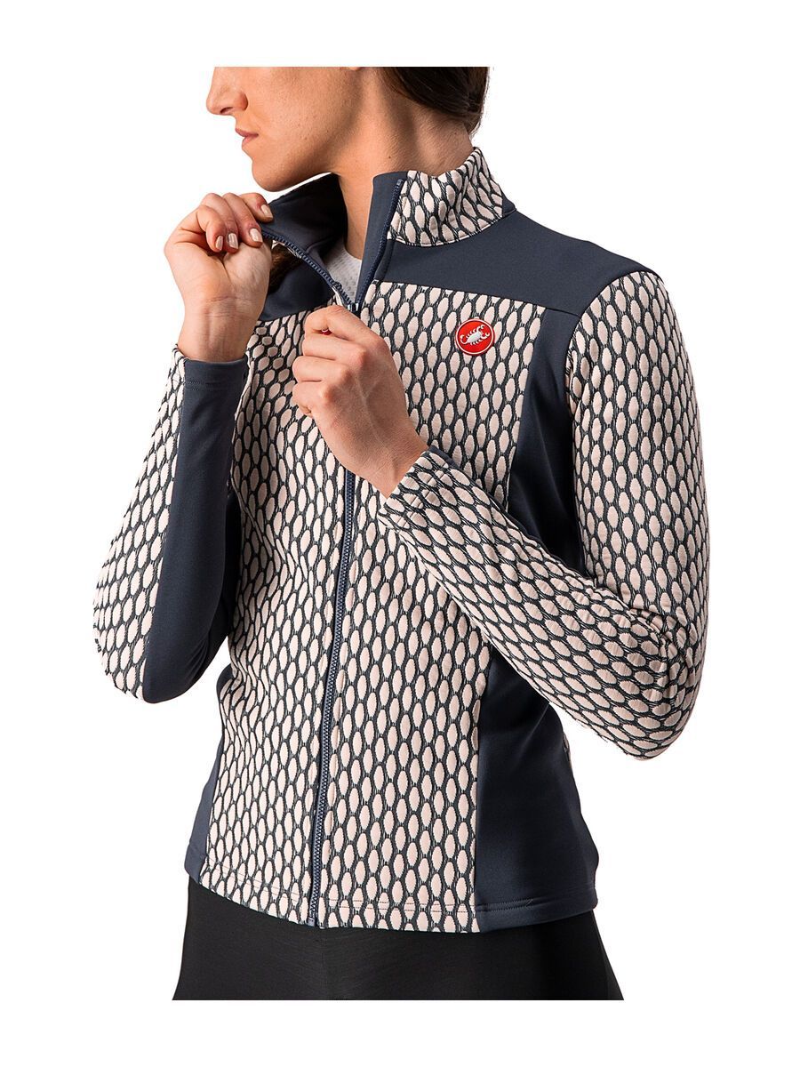 Castelli Sfida 2 Jersey FZ, soft pink/dark steel blue - Bild 4