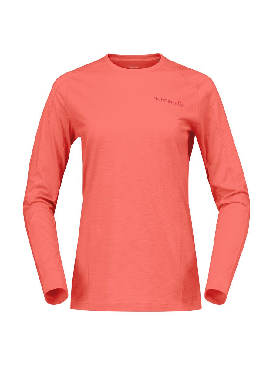 Norrona falketind equaliserUll Long Sleeve W's, deep sea coral - Bild 1