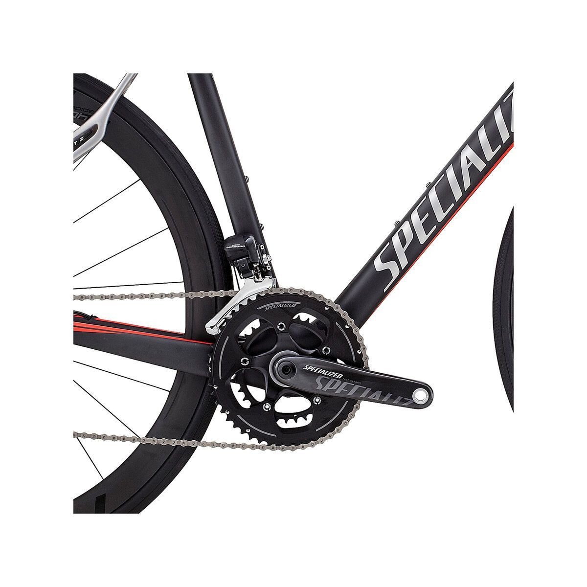 Specialized Roubaix SL4 Pro Disc Race Ultegra Di2, satin carbon/rocket red/silver - Bild 3