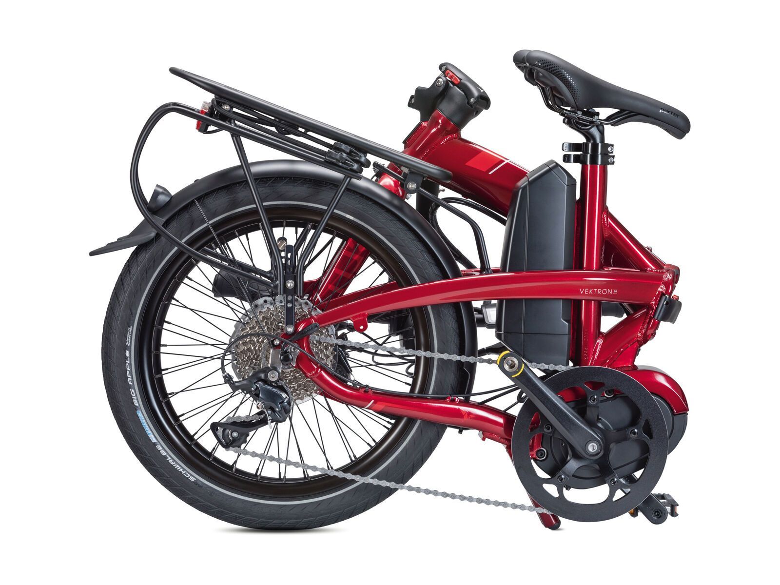 Tern Vektron P9, dark red/red - Bild 2