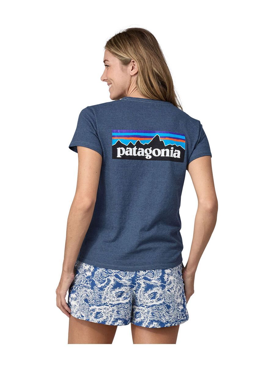 Patagonia Women's P-6 Logo Responsibili-Tee, utility blue - Bild 4