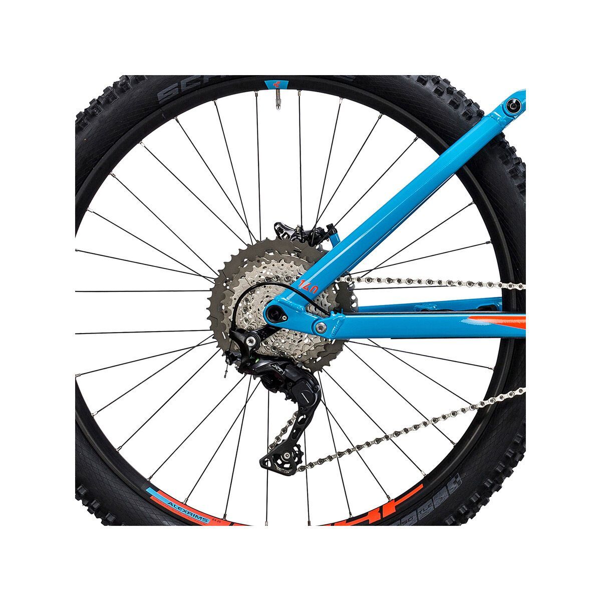 Cube Stereo Hybrid 140 HPA Race 500 27.5, blue´n´flashorange - Bild 4