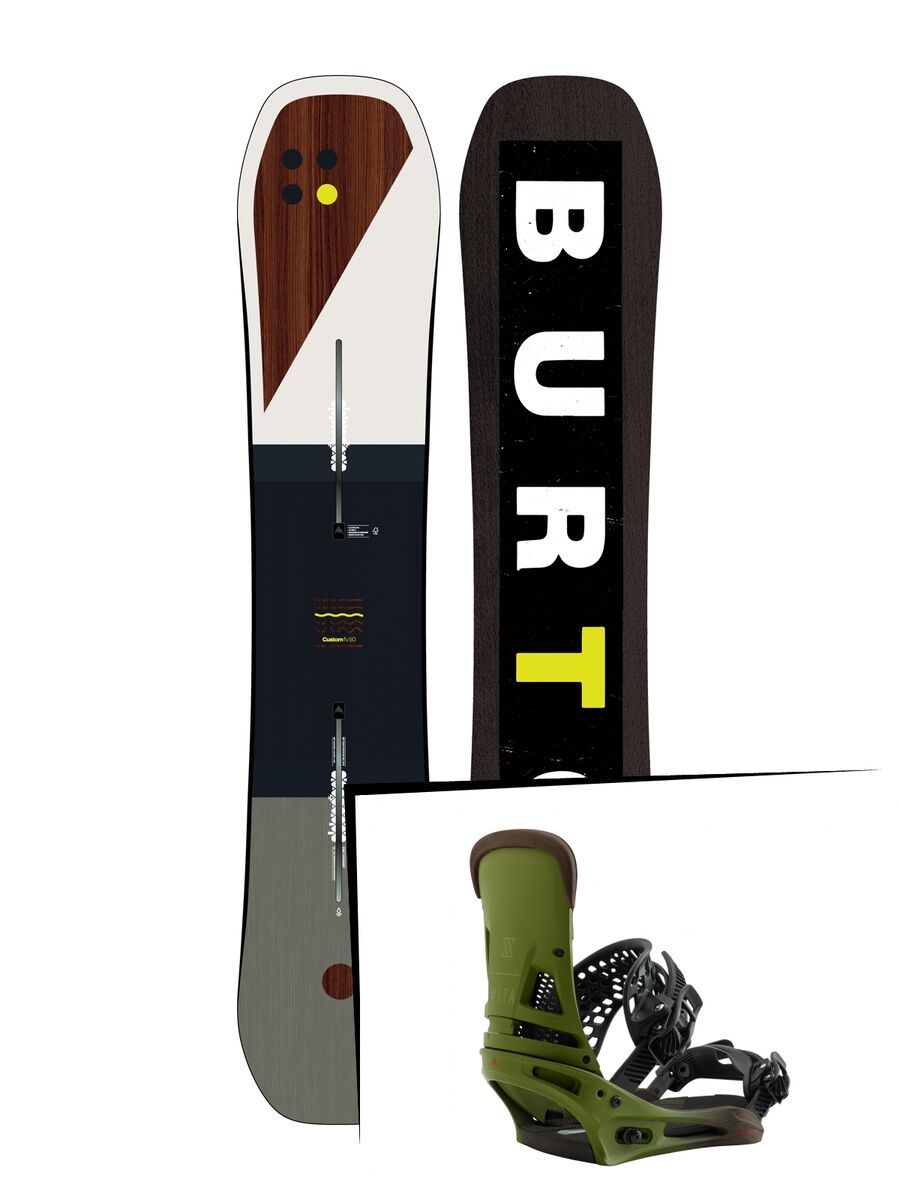 Set: Burton Custom Flying V 2019 +  Malavita (2218357S) - Bild 1