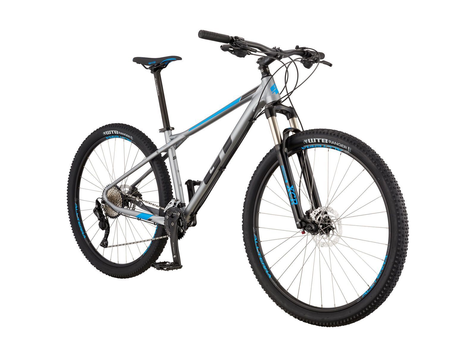 GT Avalanche Elite 27.5, gloss gunmetal w/ cyan and black - Bild 3