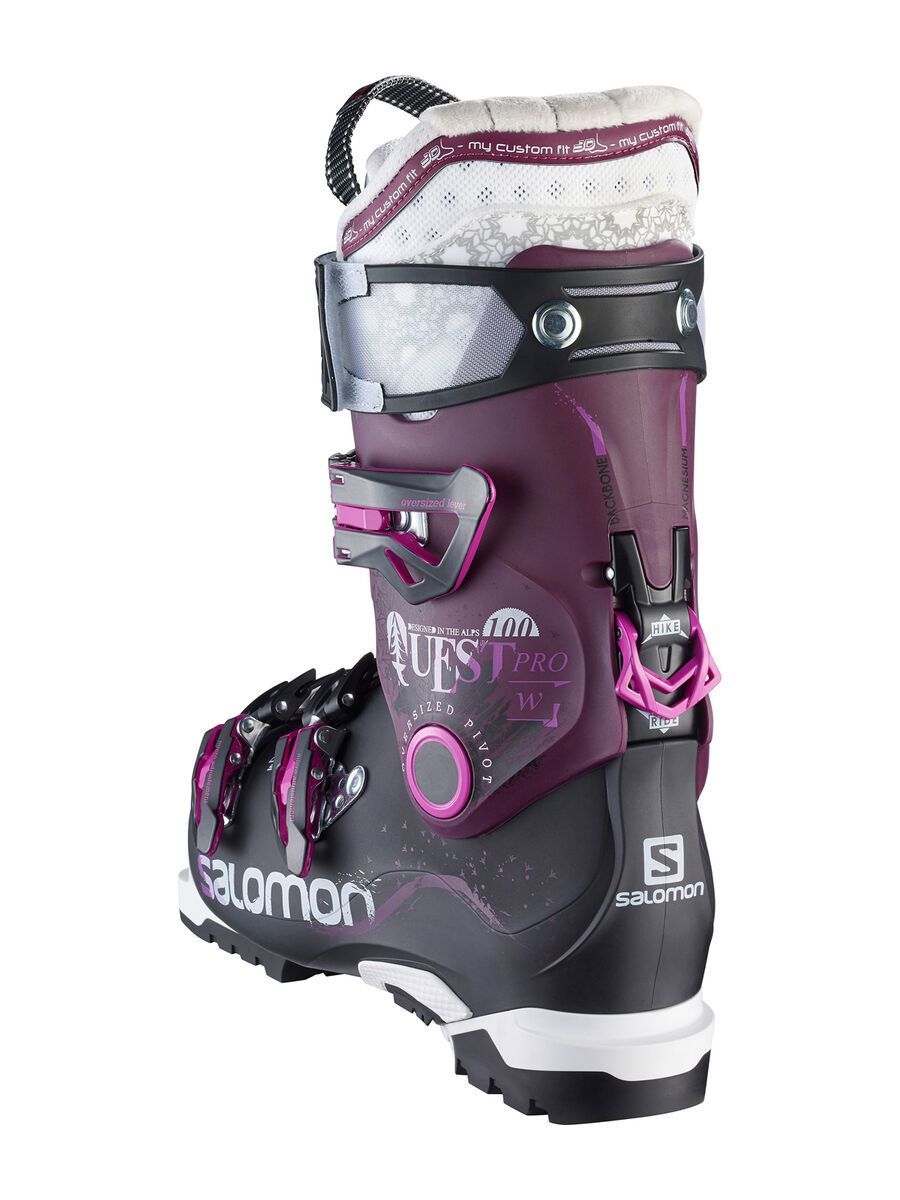 Salomon QST Pro 100 W, black/burgendy - Bild 3