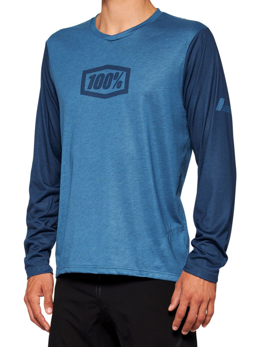 100% Airmatic Long Sleeve Jersey, slate blue - Bild 1