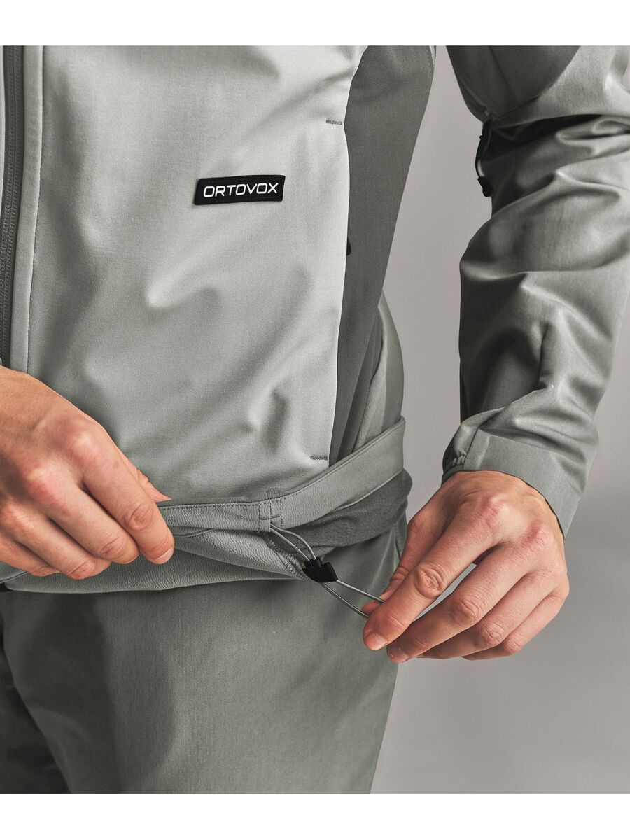 Ortovox Ortler Softshell Plus Jacket W, green sage - Bild 9