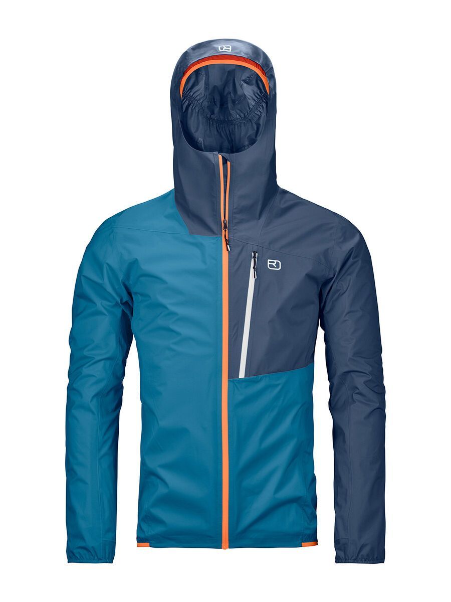 Ortovox Merino Hardshell Light 2.5l Civetta Jacket M, blue sea - Bild 1