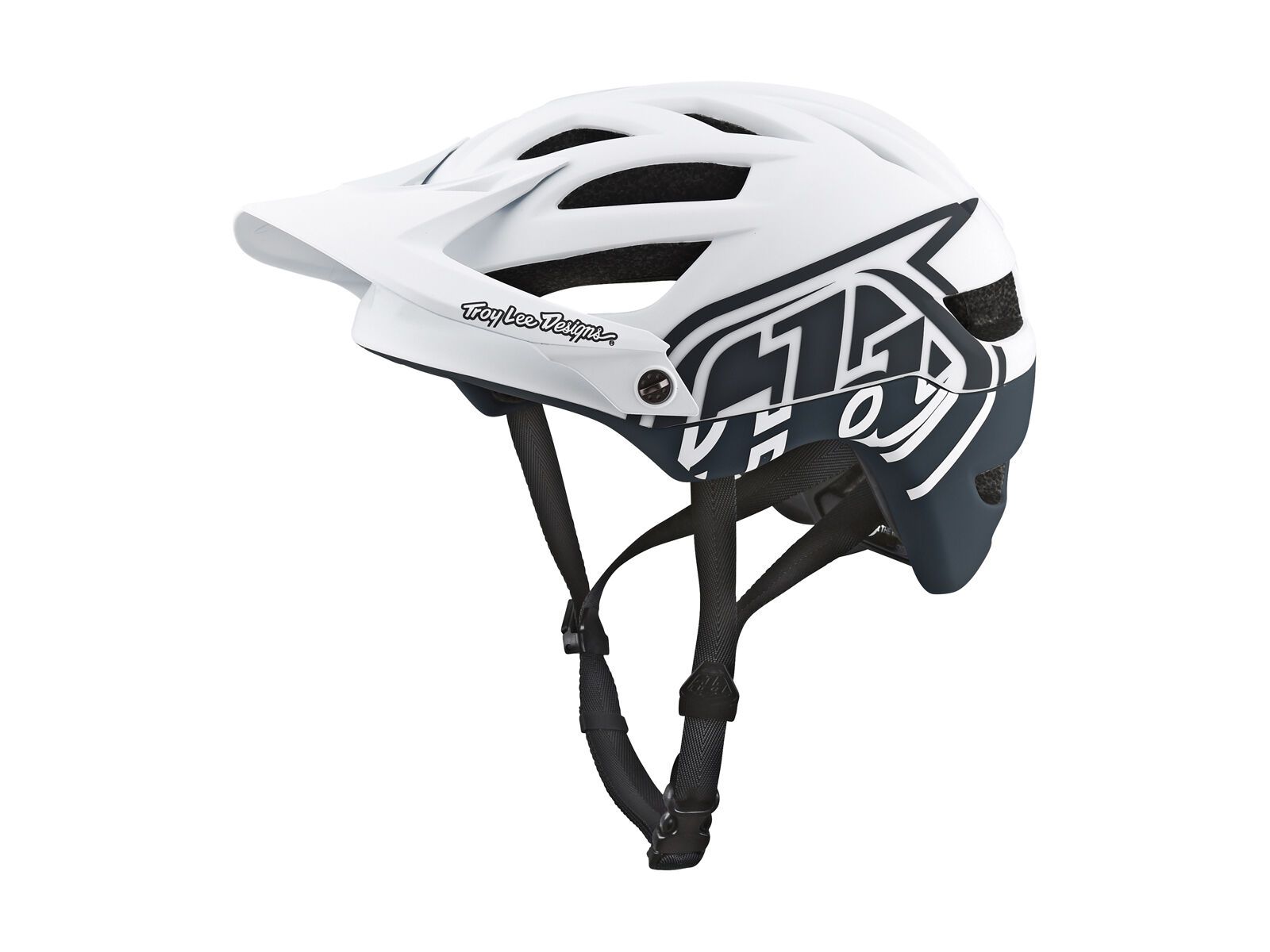 TroyLee Designs A1 Drone Helmet, white/gray - Bild 1