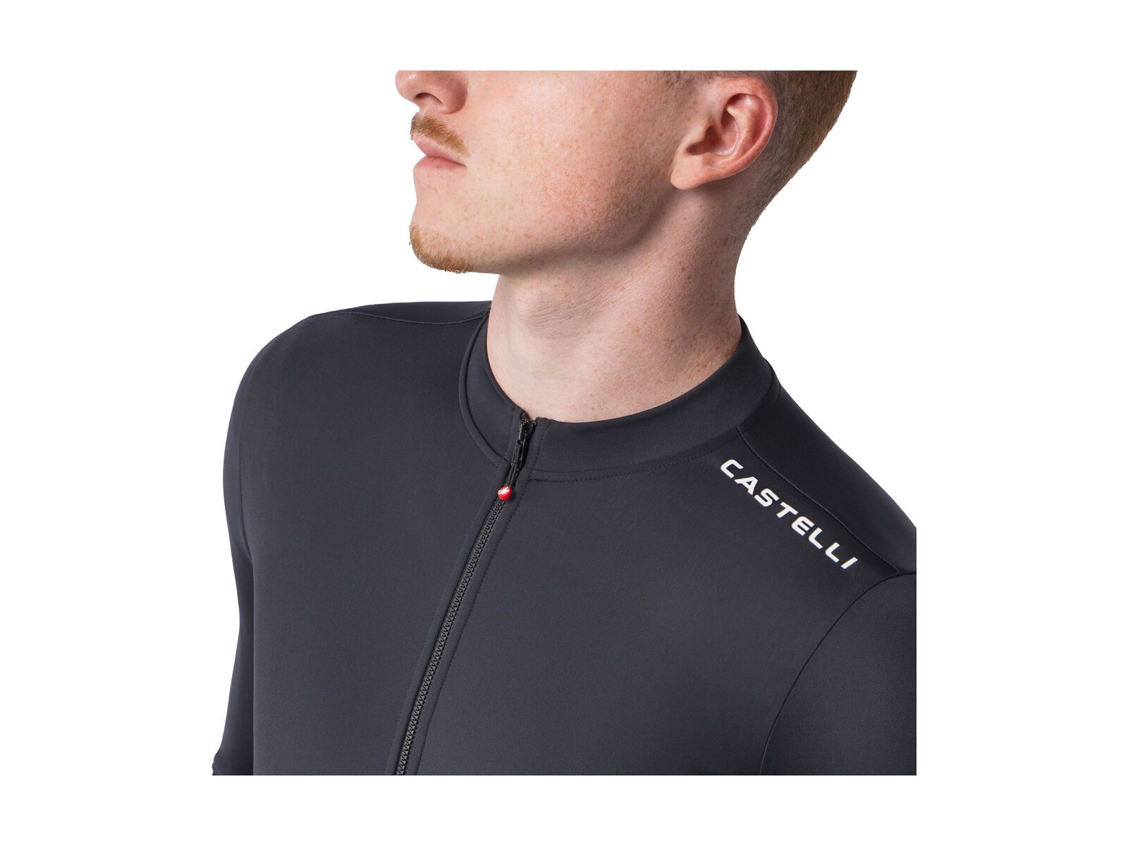 Castelli Espresso Thermal 2 Jersey, black/white - Bild 4