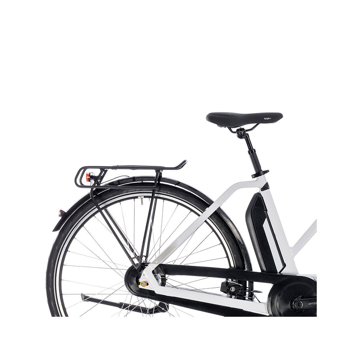 Cube Town Hybrid ONE 400 Trapeze, white´n´silver - Bild 6