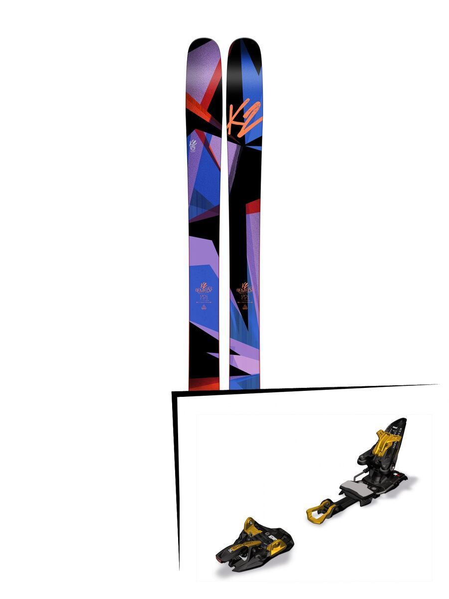 K2 SKI Set: Remedy 102 2016 + Marker Kingpin 13 - Bild 1