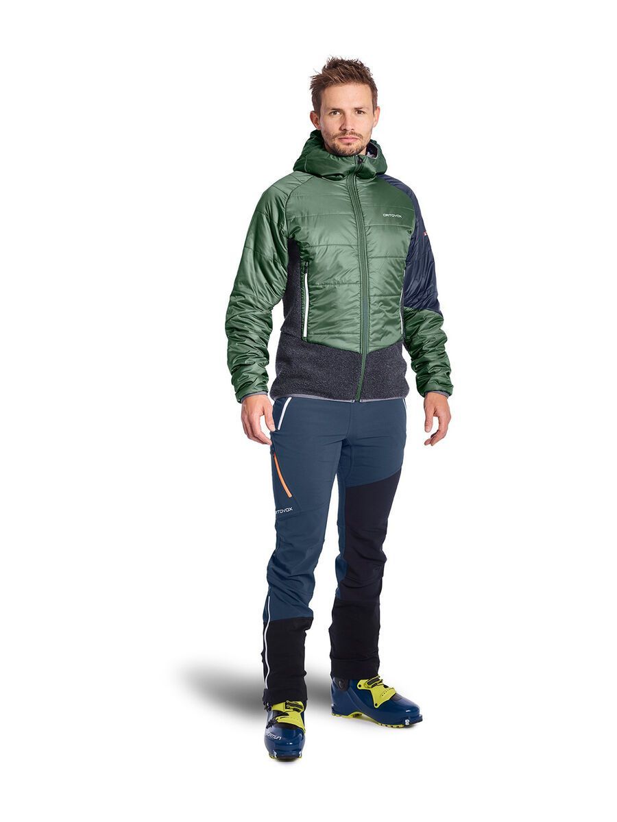 Ortovox Swisswool Piz Zupo Jacket M, green forest - Bild 3