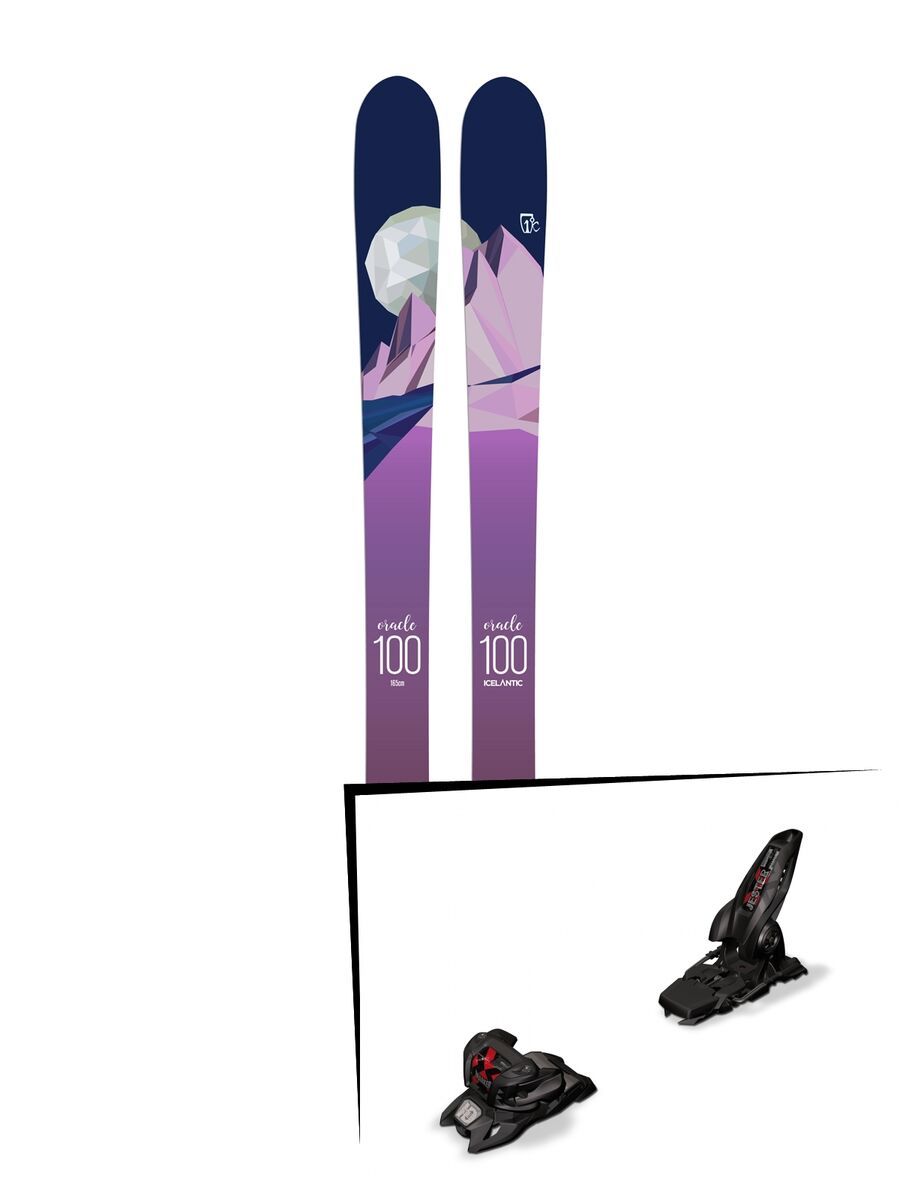 Set: Icelantic Oracle 100 2018 + Marker Jester 16 ID black - Bild 1