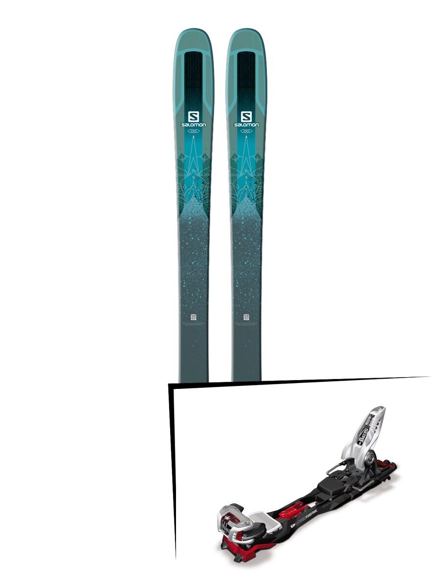 Set: Salomon QST Lumen 99 2018 + Marker Baron EPF 13 black/white/red - Bild 1