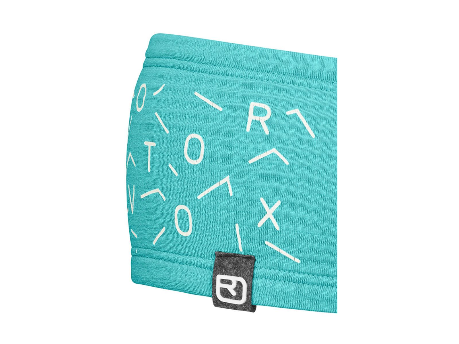 Ortovox Merino Fleece Light Grid Headband, ice waterfall - Bild 3