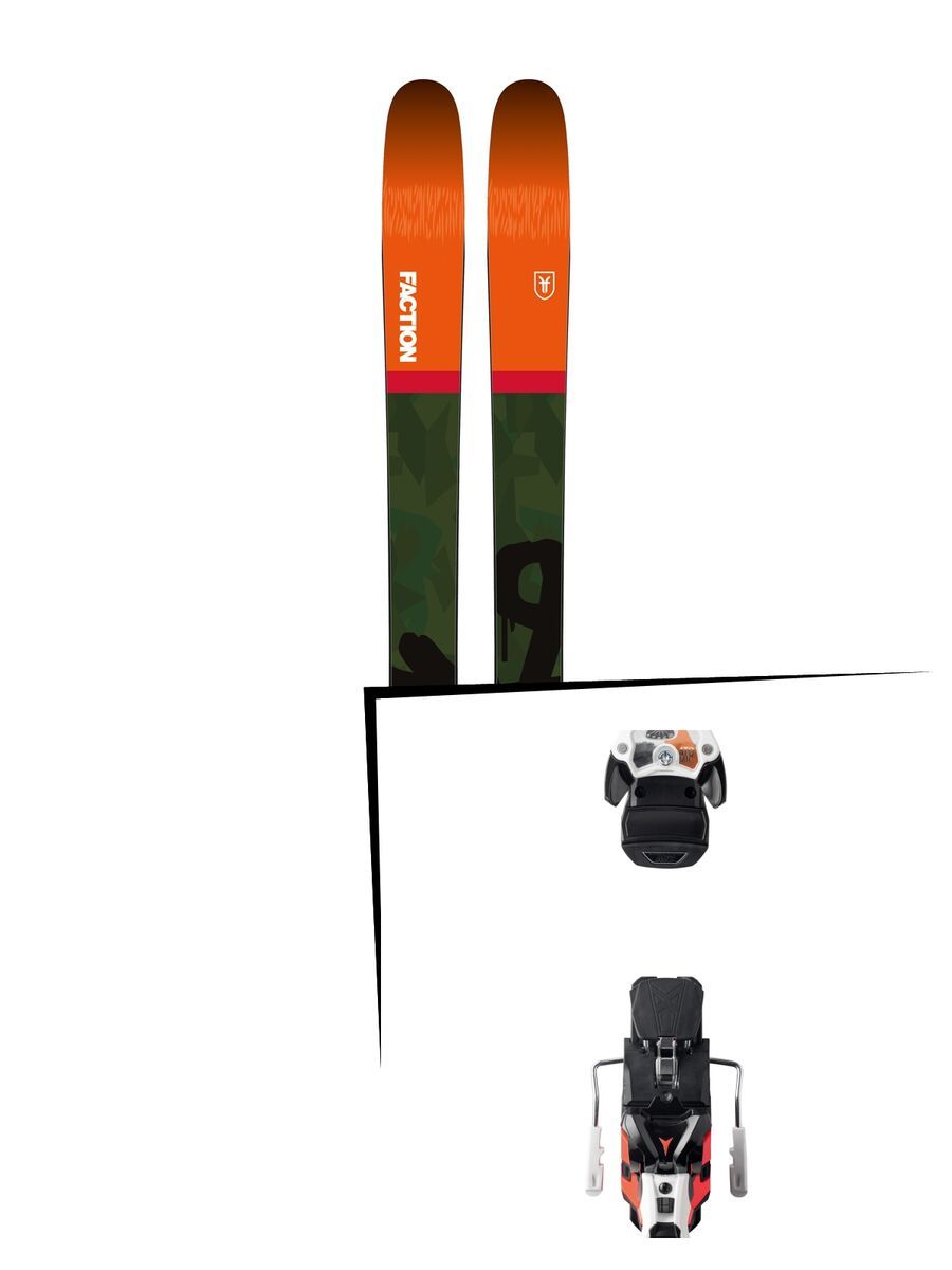 Set: Faction Prodigy 4.0 2018 + Atomic Warden MNC 13 white/black/orange - Bild 1