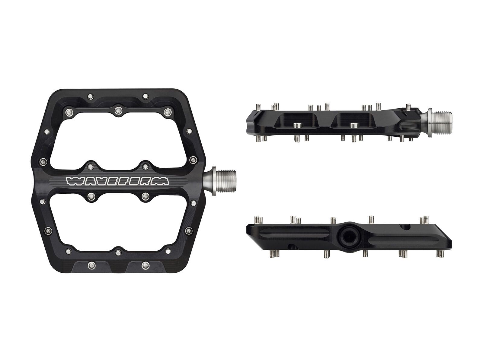 Wolf Tooth Waveform Aluminium Pedals - Small, black - Bild 3
