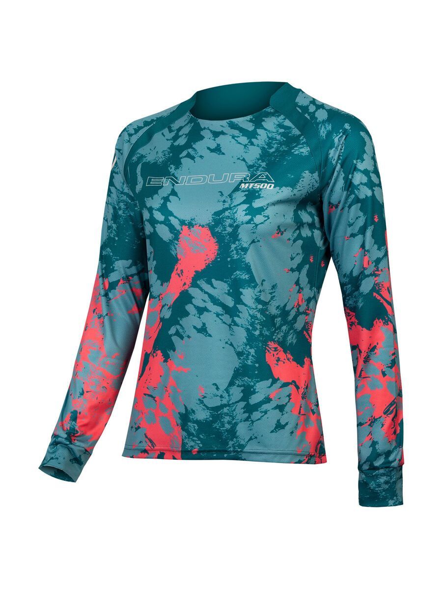 Endura Women's MT500 Animo L/S Jersey, spruce green - Bild 1