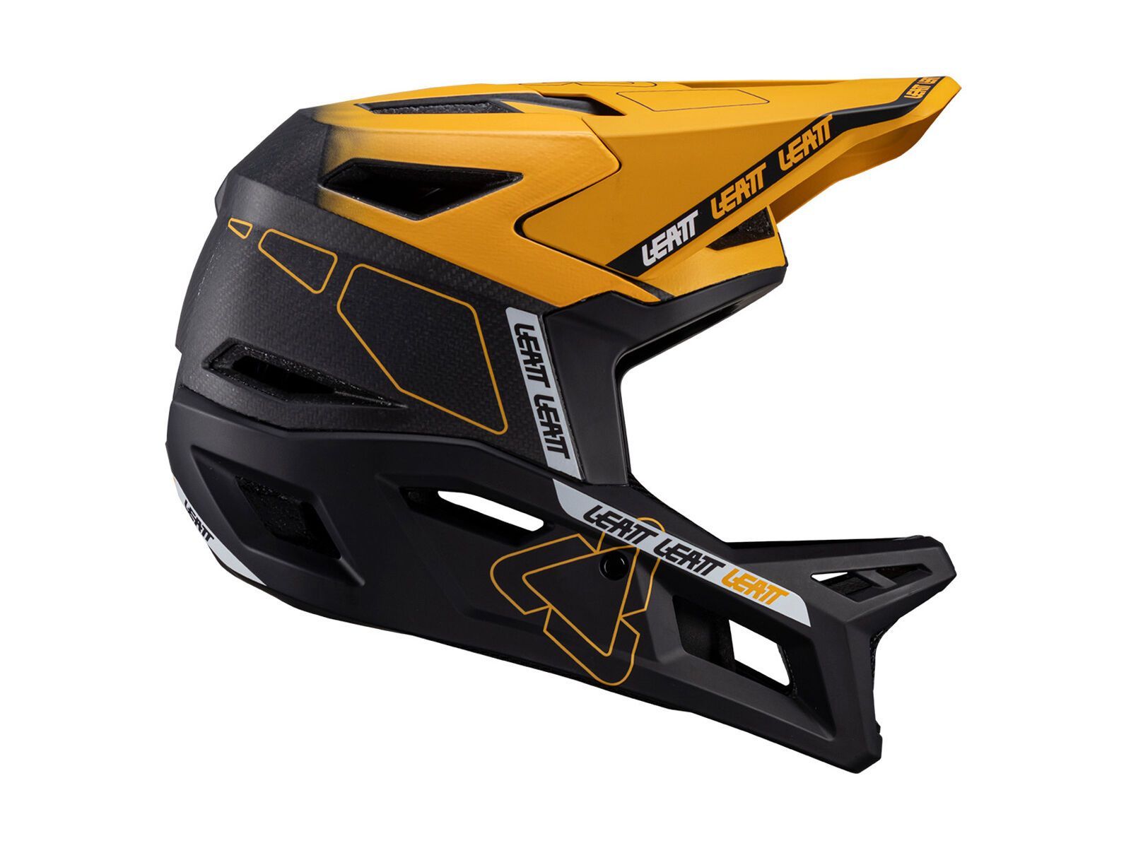 Leatt Helmet MTB Gravity 6.0 Carbon, gold - Bild 4