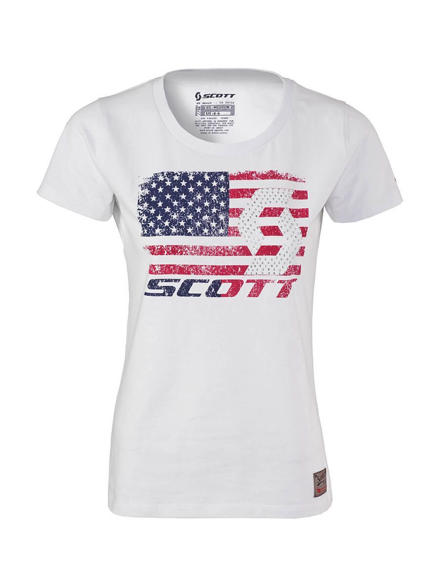 Scott Womens Peach Lake 5 s/sl T-Shirt, white - Bild 1