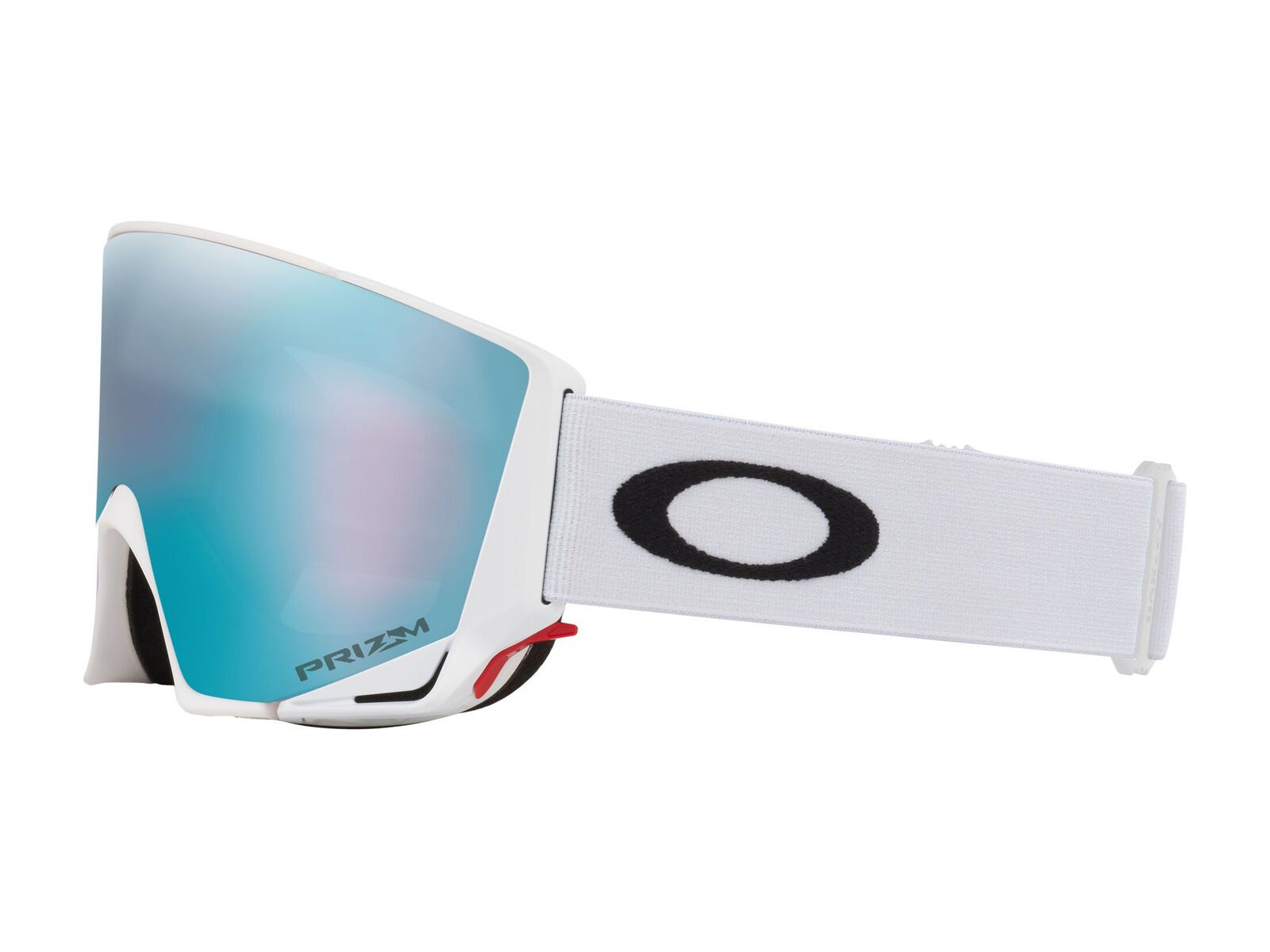 Oakley Flow Scape L, Prizm Snow Sapphire Iridium & Iced / matte white - Bild 4