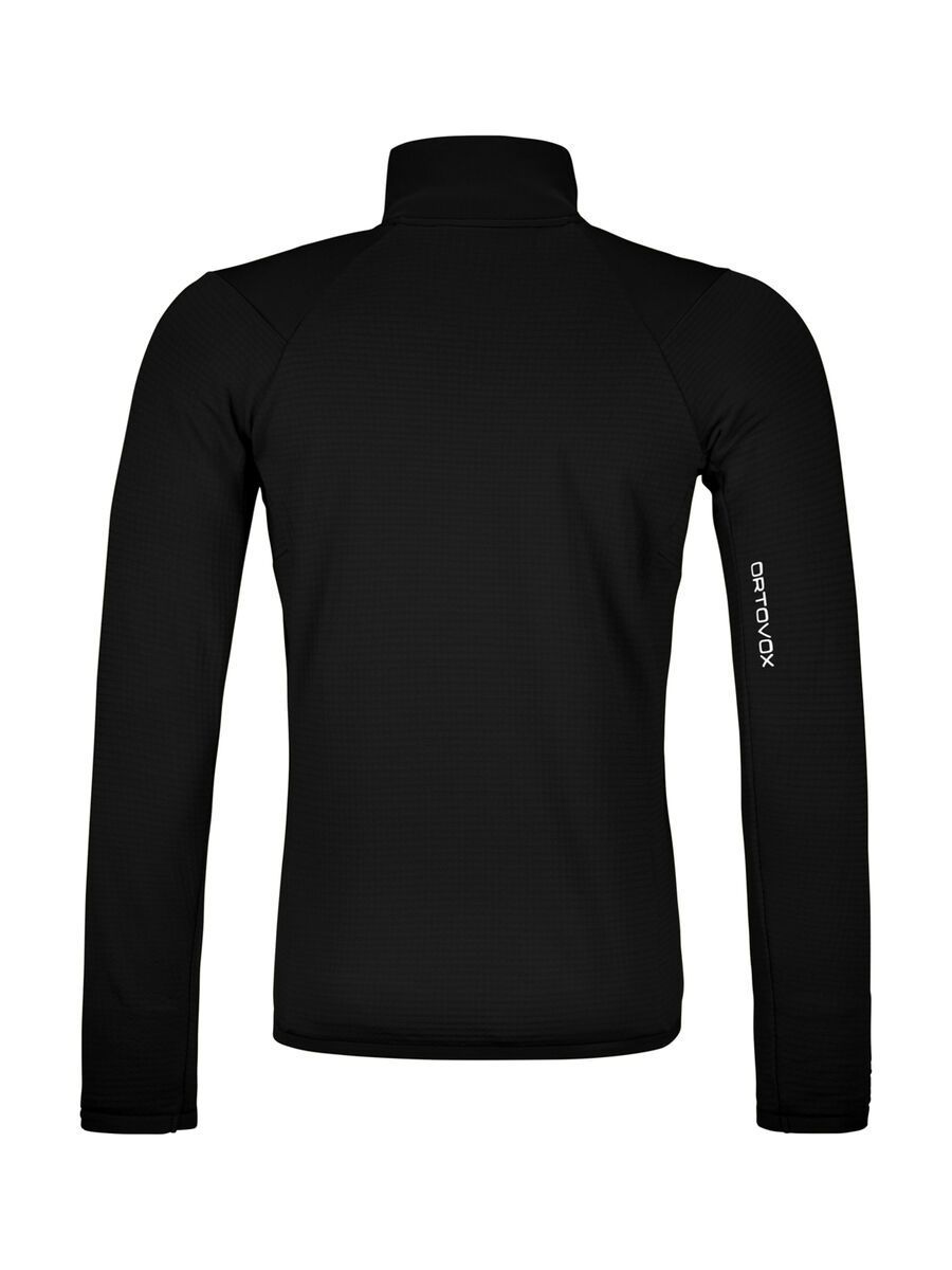 Ortovox Merino Fleece Grid Jacket M, black raven - Bild 2