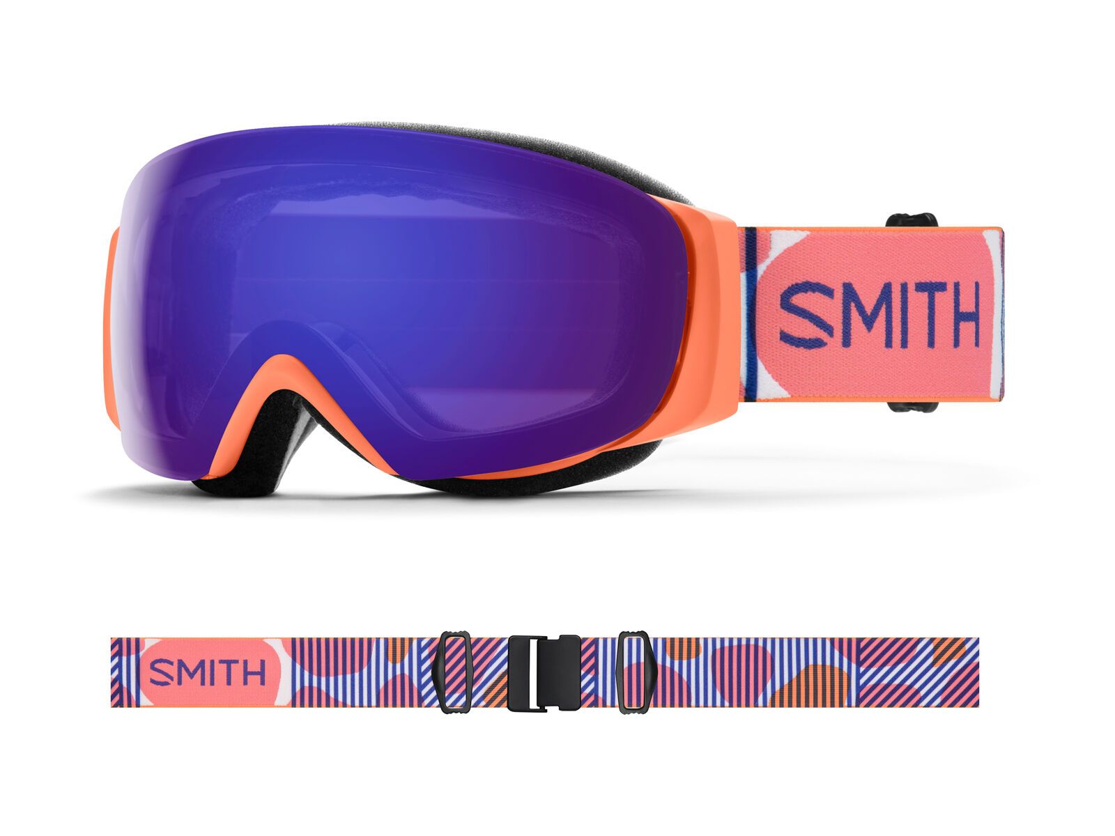 Smith I/O Mag S - ChromaPop Everyday Violet Mir + WS, coral riso print - Bild 3