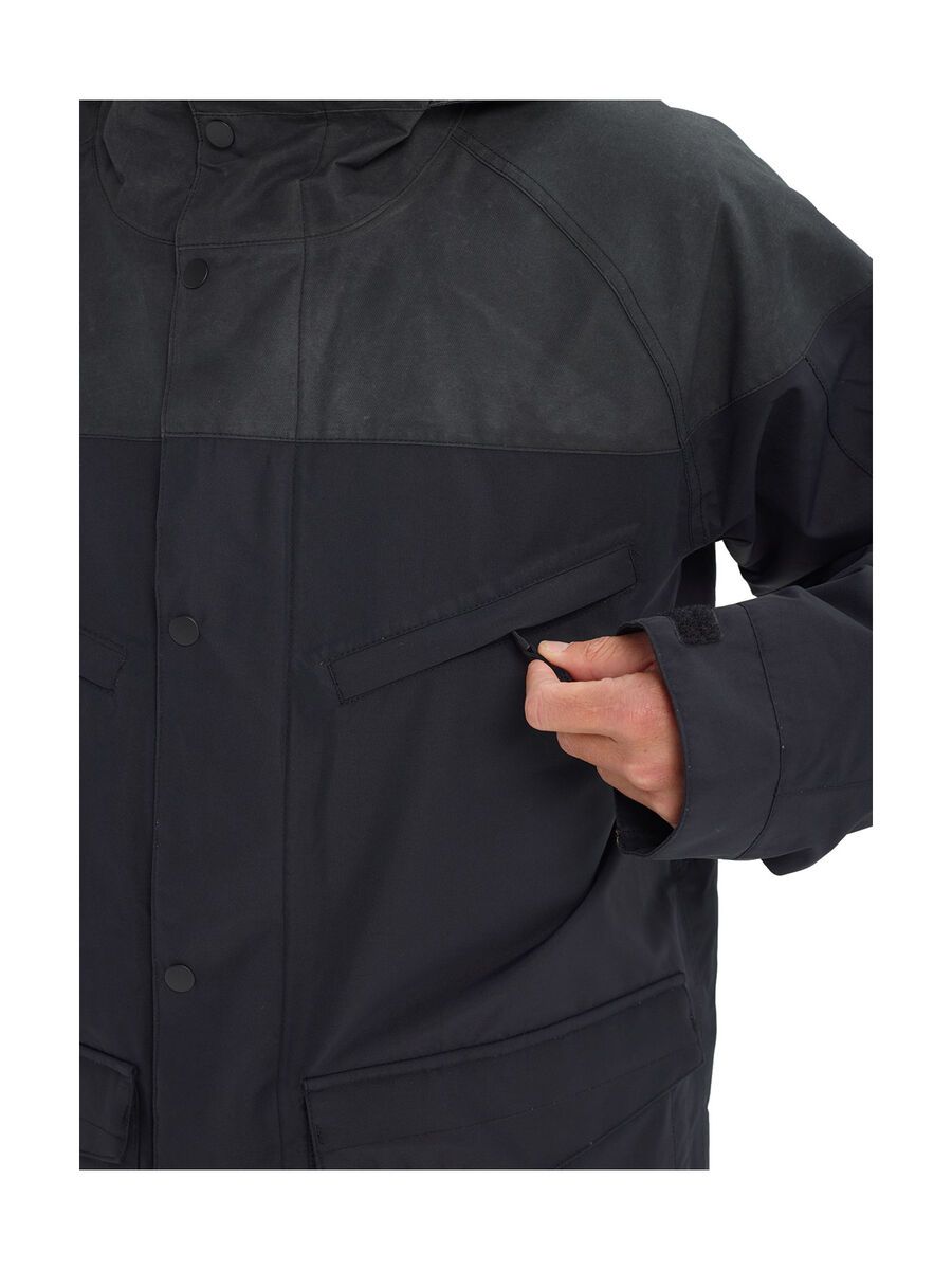 Burton Breach Jacket, true black/true black wax - Bild 7