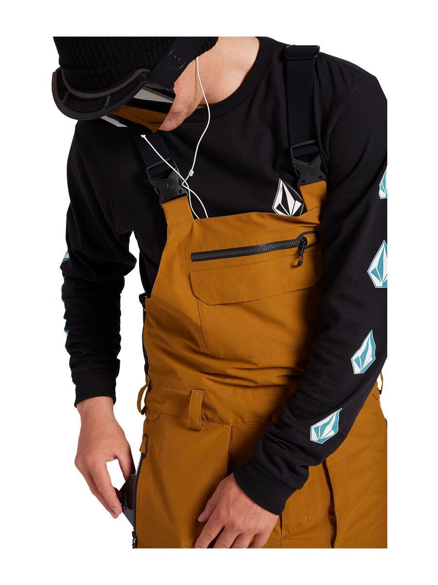 Volcom Rain GTX Bib Overall, caramel - Bild 4