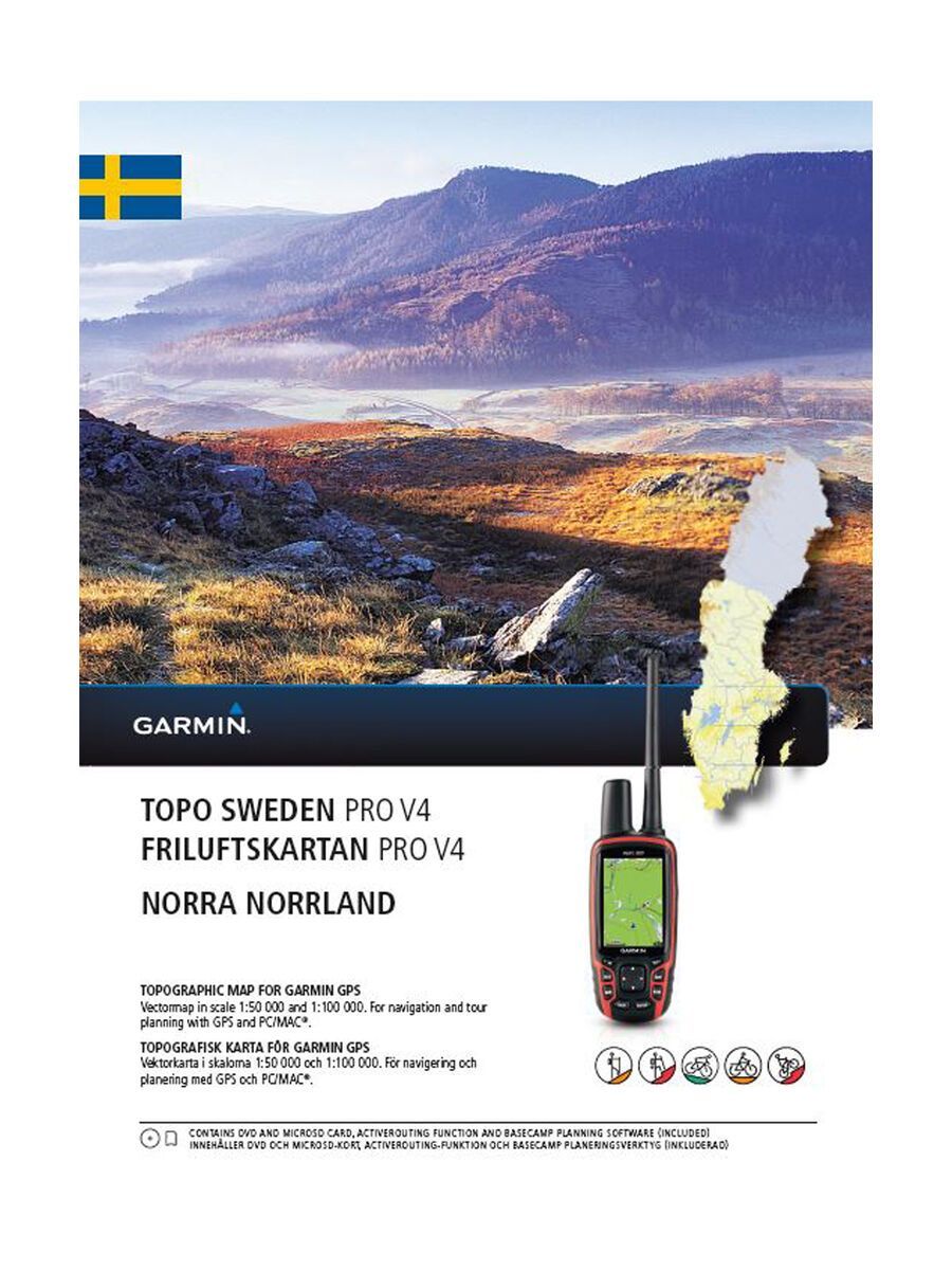 Garmin Topo Schweden v4 PRO Norra Norrland (microSD/SD) - Bild 1