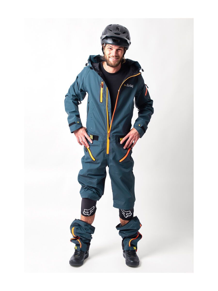 dirtlej DirtSuit Core Edition, steel blue/orange - Bild 7