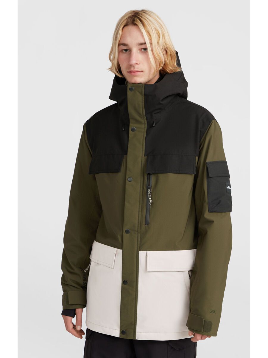 O’Neill Utility Pro Hybrid Jacket Men, forest night colour block - Bild 4