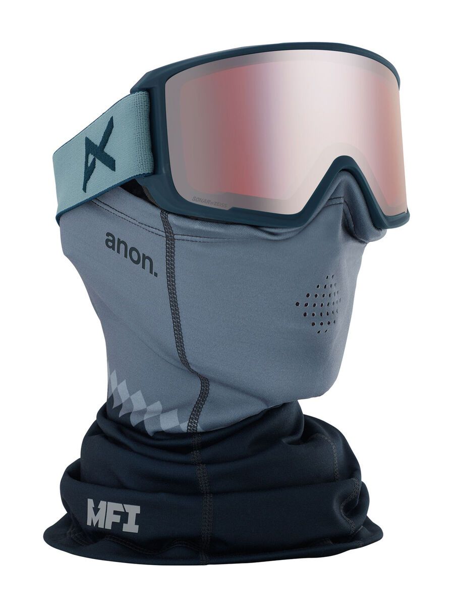 Anon Men's MFI Midweight Neck Warmer, gray - Bild 2