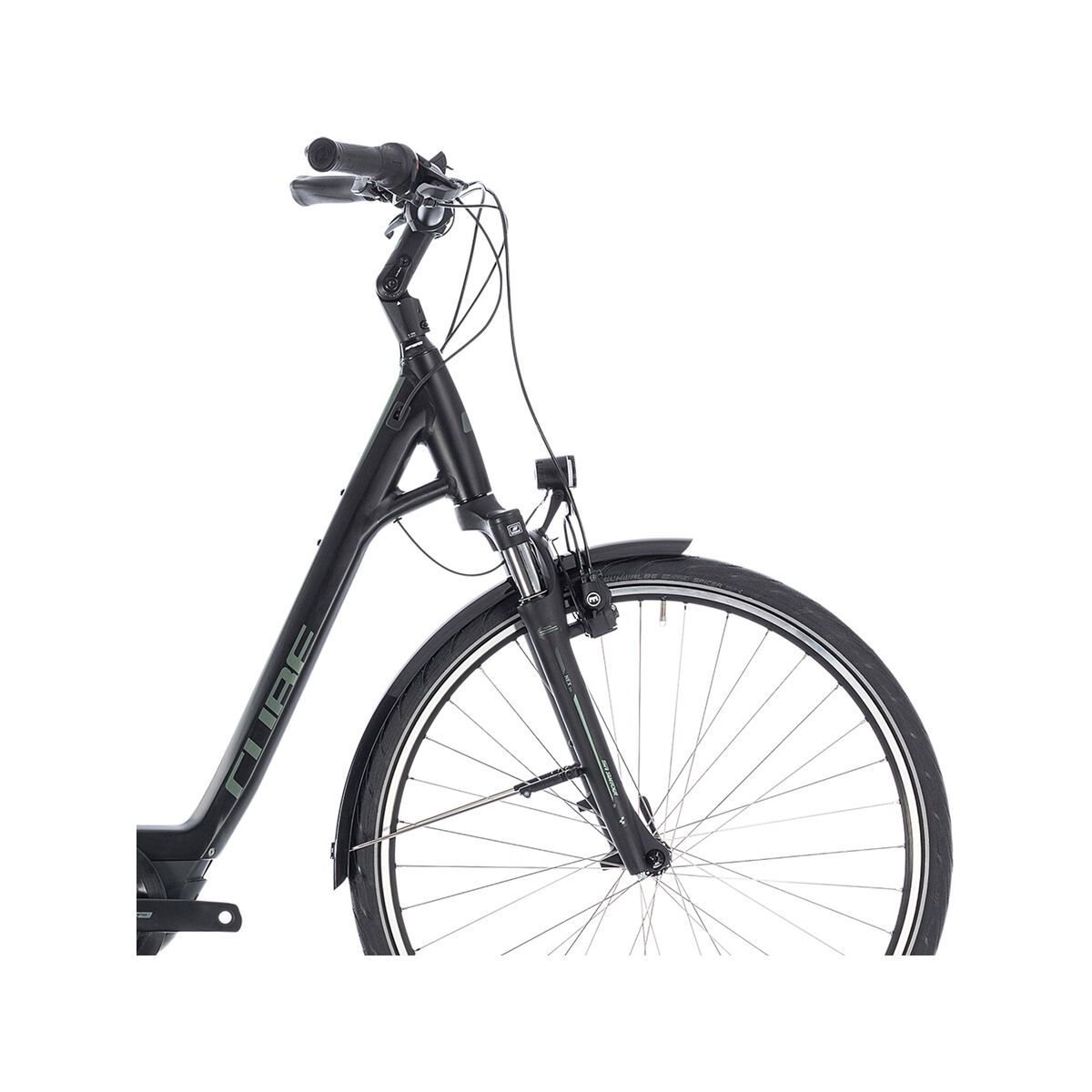 Cube Town Hybrid ONE RT 400 Easy Entry, black´n´frostgreen - Bild 7