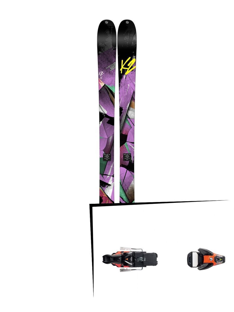 K2 SKI Set: Remedy 92 2015 + Salomon STH2 WTR 16 - Bild 1