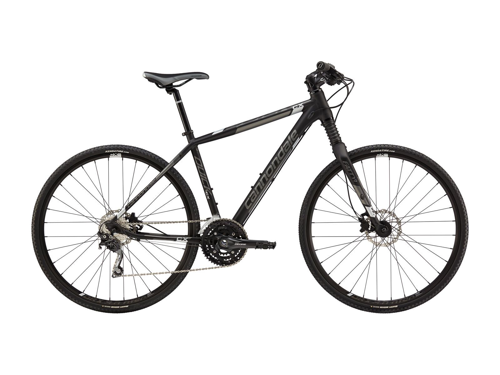 Cannondale Quick CX 1, jet black, with charcoal grey and super sparkle silver accents, gloss - Bild 1