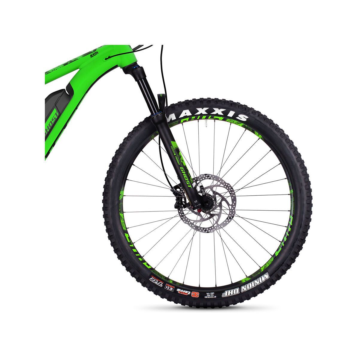 Ghost Hybride Kato S4.7+ AL, neon green/night black - Bild 2