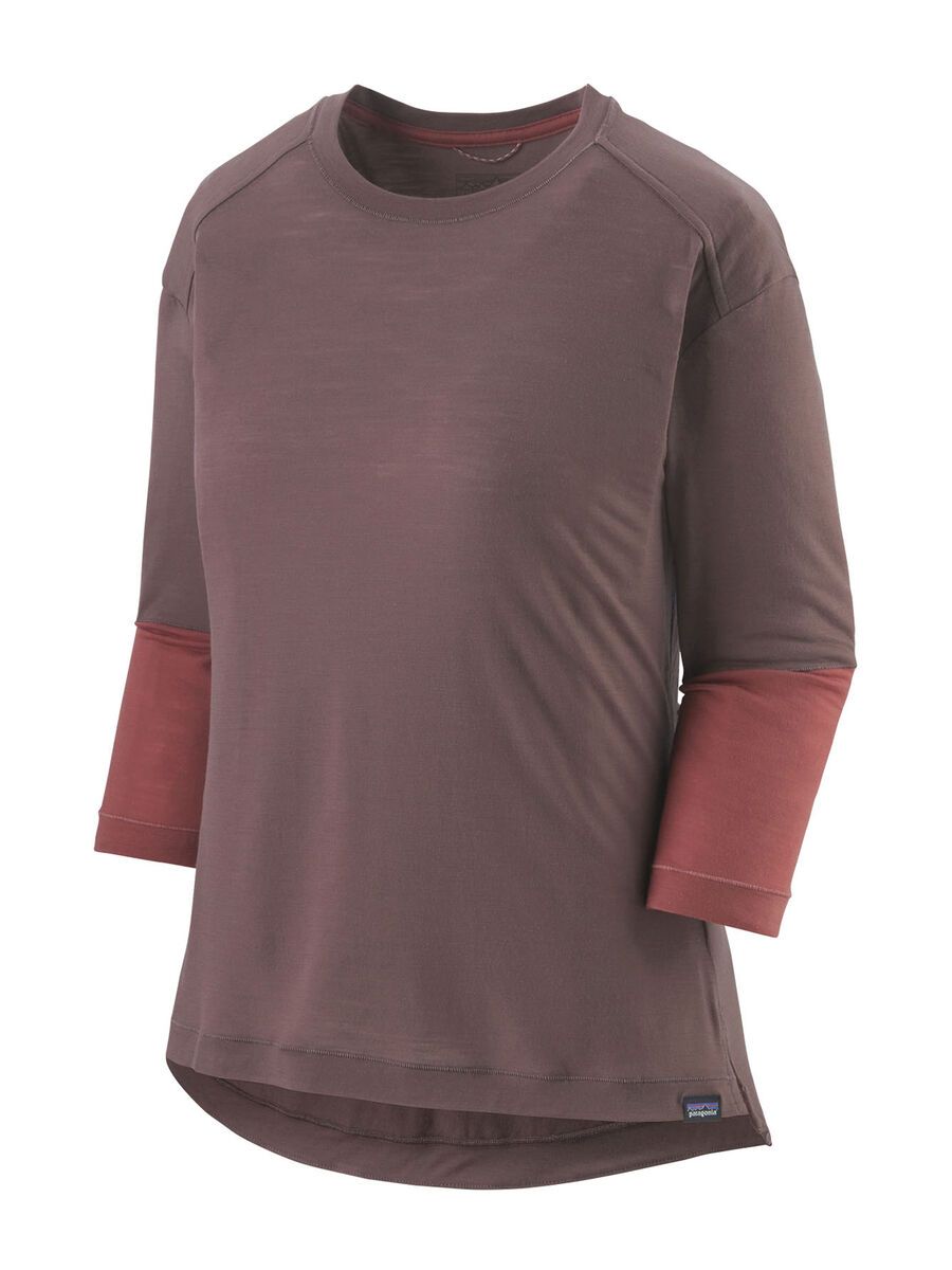 Patagonia Women's Merino 3/4-Sleeved Bike Jersey, dusky brown - Bild 1