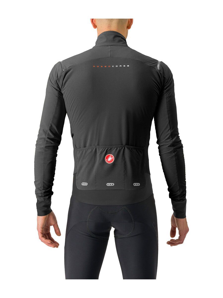Castelli Alpha Flight RoS Jacket, light black/silver reflex-dark - Bild 2