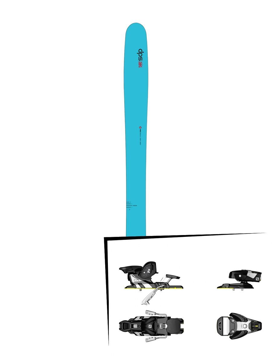 DPS Skis Set: Yvette 112 RP2 Hybrid 2016 + Salomon STH2 WTR 13 - Bild 1