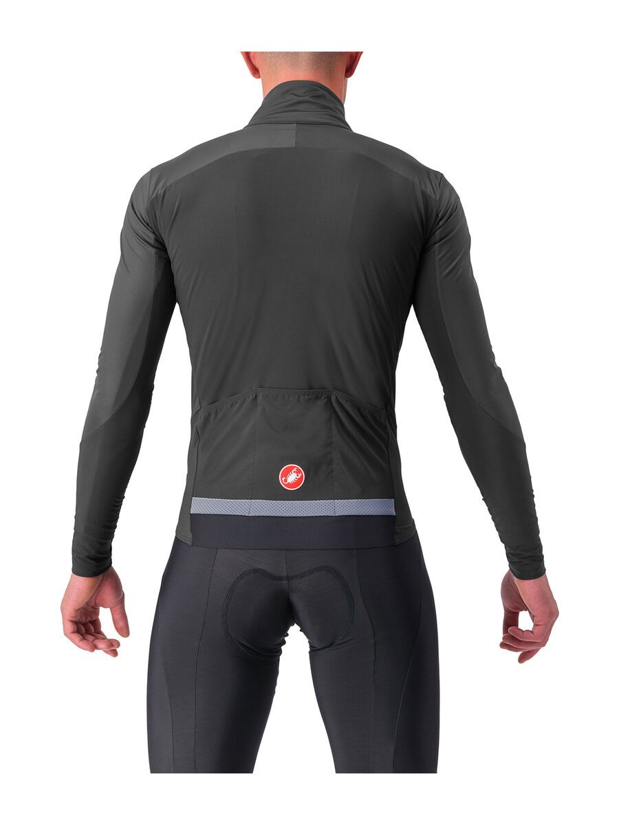 Castelli Beta RoS Jacket, silver gray/dark gray-red - Bild 2