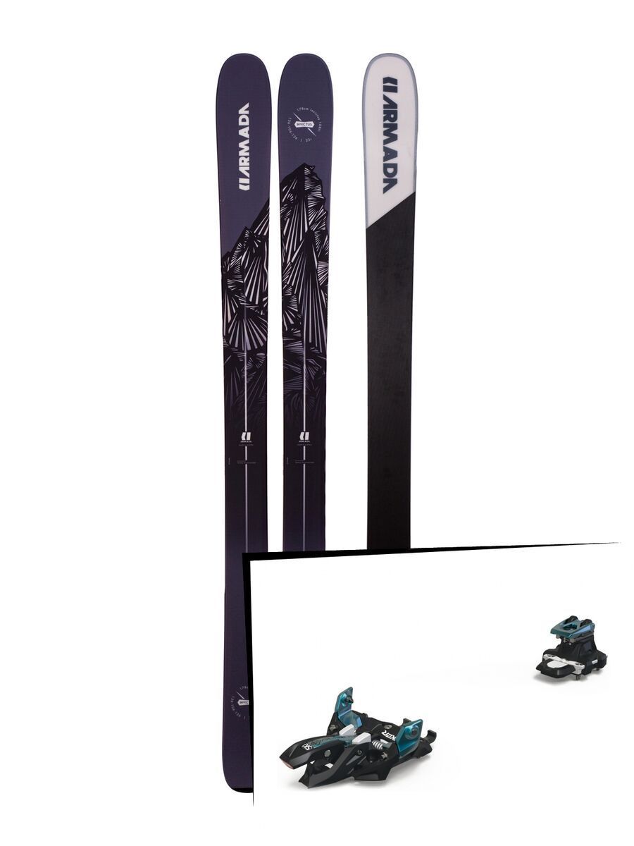 Set: Armada Invictus 108 Ti 2019 + Marker Alpinist 9 black/turquoise | Bild 1