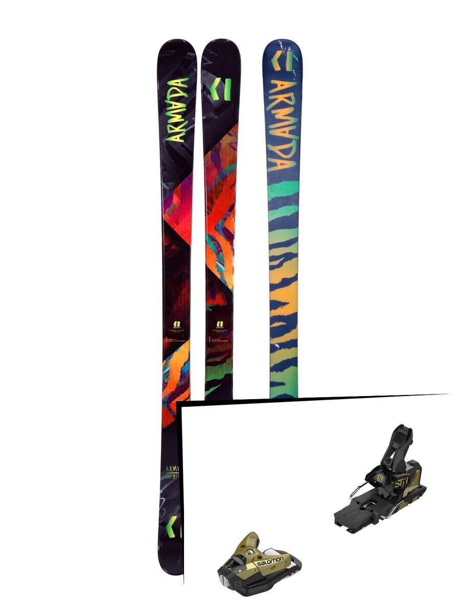 Set: Armada Arv 84 2019 + Salomon STH2 WTR 16 gold/black - Bild 1