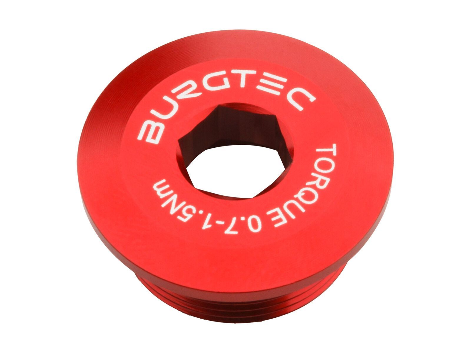 Burgtec Shimano Crank Bolt, race red - Bild 1